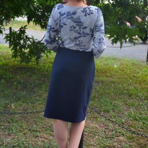 Rochie fashion cu model pana in talie si simplu in partea de jos - Img 5