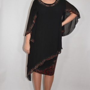 Rochie Lovisa in nuanta de negru cu aplicatii de strasuri - Img 4