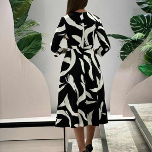 Rochie negru alb Elle - Img 2