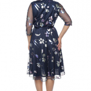 Rochie Rebeca Tulle Bleumarin - Img 3