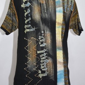 Tricou barbatesc de zi cu design rock,nunta neagra - Img 2