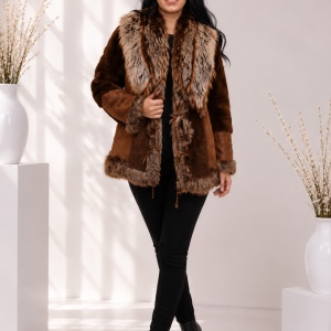 Blana eleganta, de culoare maro,roz cu design modern