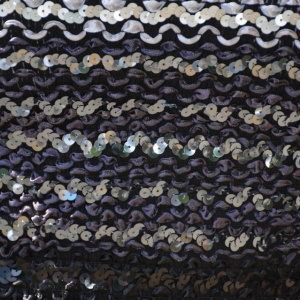 Bluza de ocazie, nuanta de negru-gri, cu paiete deosebite aplicate - Img 8