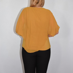 Bluza eleganta cu aplicatii deosebite Dakota,nuanta de mustar - Img 6