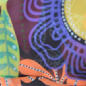 Bluza eleganta, nuanta multicolora cu decupaje pe umeri - Img 7