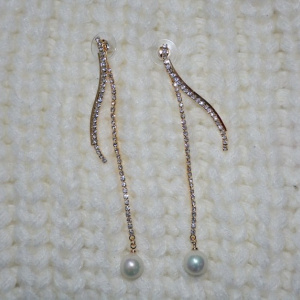 Cercei eleganti diverse modele, de culoare ariu, argintiu, albastru - Img 2
