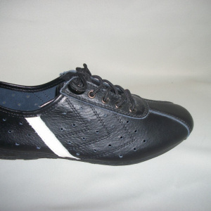 Panrof tineresc, culoare neagra, piele naturala de calitate - Img 3