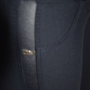 Pantalon comod cu croi tineresc, nuanta bleumarin, model lung - Img 6