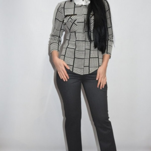 Pantalon office modern ,model simplu ,nuanta neagra. - Img 5