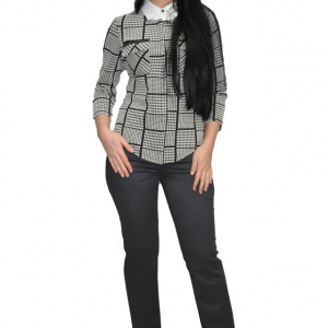 Pantalon office modern ,model simplu ,nuanta neagra. - Img 1