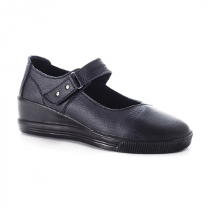 Pantof de dama foarte comod, culoare neagra, din piele naturala - Img 1