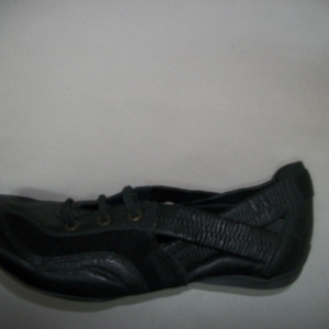 Pantof sport, din piele naturala, chic, disponibil in nuanta de negru - Img 2