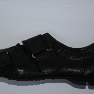 Pantofi sport, tineresti, varf rotund, albi, rosii, negri - Img 3