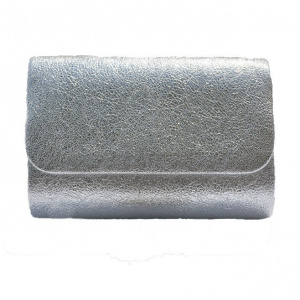 Poseta plic pentru ocazii, culoare argintie,gri ,negru, material sclipicios - Img 6