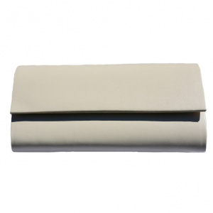 Poseta simpla, eleganta, nuanta de crem cu aspect mat - Img 1