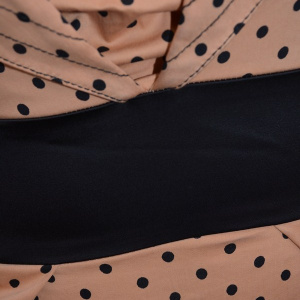 Rochie cambrata, mini, de culoare portocalie - Img 2