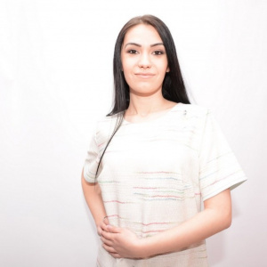 Rochie casual usor cambrata cu imprimeu multicolor, de vara - Img 6