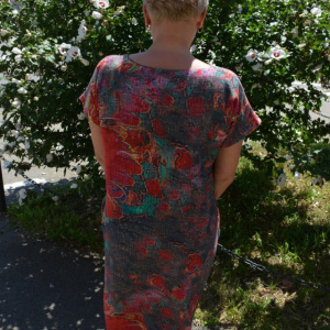 Rochie chic de primavara-vara ,culoare gri - Img 6