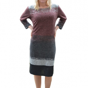 Rochie comoda de zi, model deosebit cu design fashion, colorat - Img 1