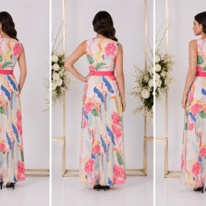 Rochie de zi Greta cu imprimeu floral - Img 2