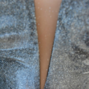 Rochie eleganta Ermine, textura cu fir de lurex ,nuanta de argintiu - Img 5