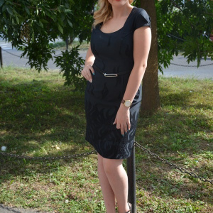 Rochie eleganta neagra,cu imprimeu catifelat in tesatura - Img 4