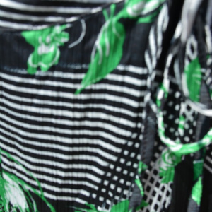 Rochie lejera cu bretele fixe, cu design deosebit multicolor - Img 5