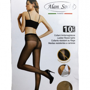 Ciorap modern cu aspect simplu, densitate 10 DEN, fara intarituri