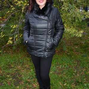 Jacheta moderna, sistem de inchidere lateral, guler chic - Img 5