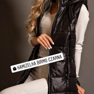 Jacheta tip vesta Denise ,nuanat de negru - Img 2