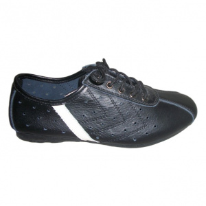 Panrof tineresc, culoare neagra, piele naturala de calitate