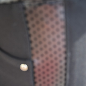 Pantalon negru din material usor elastic, masura mare, model lung - Img 3