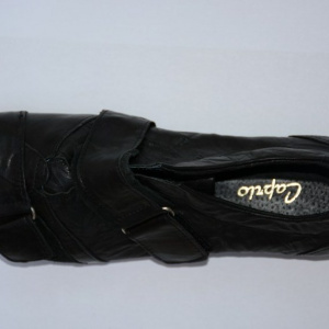 Pantofi sport, tineresti, varf rotund, albi, rosii, negri - Img 4