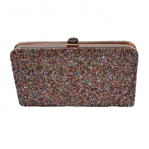 Poseta cu sclipici multicolor