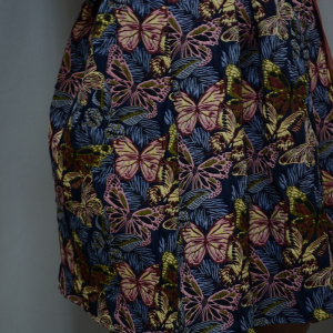 Rochie chic, nuanta de multicolor, design cu fluturi moderni - Img 4