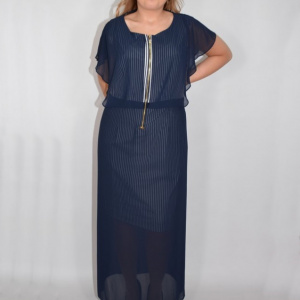 Rochie Joanna,model dungat ,nuanta de bleumarin - Img 4