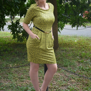 Rochie mulata pe corp in nuanta de verde din material subtire - Img 3