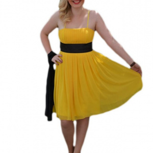 Rochie seducatoare , de culoare galbena - Img 1