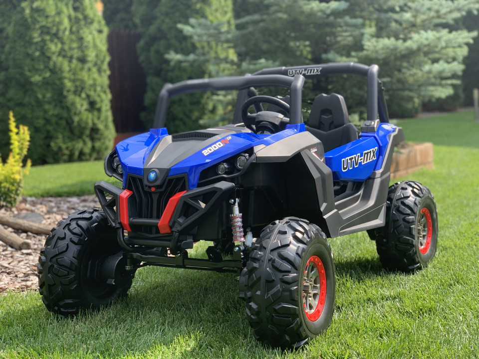 Masinuta Electrica Copii 2 Locuri UTV Buggy 4x4 12V Albastra (XMX603)