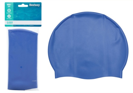 Casca pentru inot, silicon fara latex, Bestway 26006, albastru