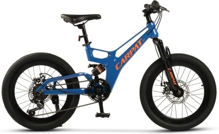Bicicleta Copii MTB-FS Carpat 20" C20344A, Albastru/Portocaliu