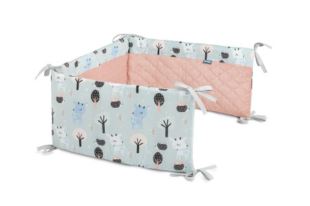Protectie interioara de plus patut Sensillo KARO 180x30 cm Caprioare
