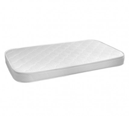 Saltea pentru patut copii, Waldin, Cocos, potrivita pentru Patut Evolutiv 7in1 Rotund, Maxi, 125 x 73 x 10 cm