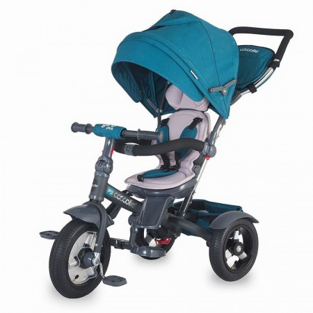 Tricicleta multifunctionala Coccolle Giro Plus Albastru