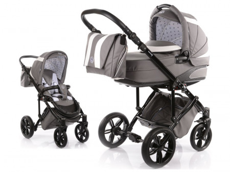 Carucior copii 2 in 1 cu landou Knorr-Baby Volkswagen Carbon Optik Grey