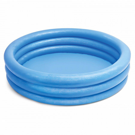 Piscina gonflabila pentru copii, 3 inele, Intex, 168 x 41 cm, Blue, Severno