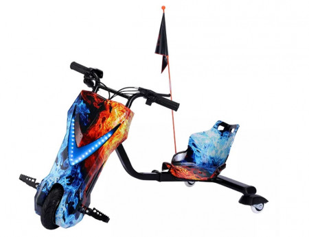 Tricicleta electrica Drift Trike , 8 inch, Graffiti, 36V