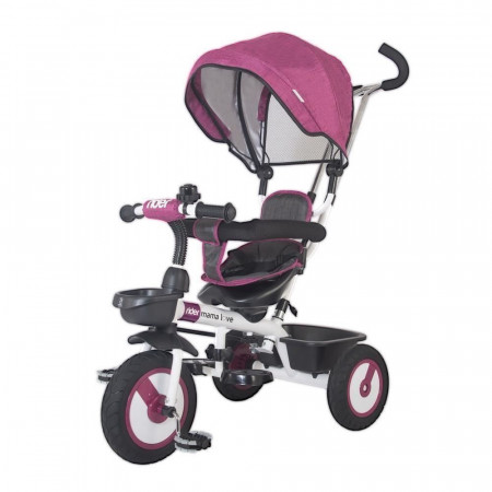 Tricicleta multifunctionala MamaLove Rider Violet
