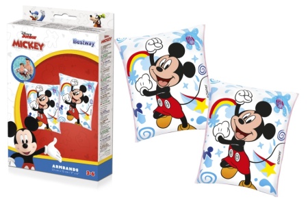 Aripioare pentru inot Bestway 91002, Mikey Mouse, 23 x 15 cm