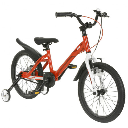 Bicicleta Copii 4-6 ani Mars M1601C 16", Rosu/Alb